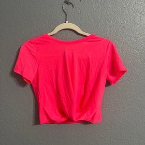 Neon Pink Crop Top